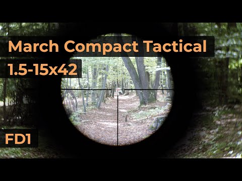March Compact Tactical 1.5-15x42 Reticle FD1 | Optics Trade Reticle Subtensions