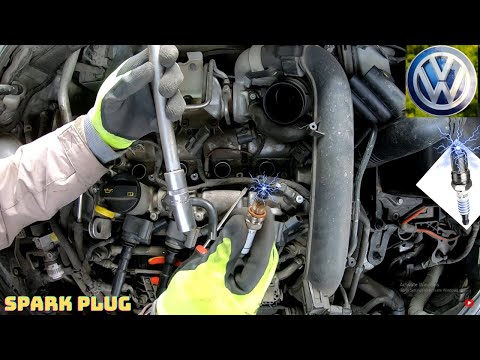 Volkswagen Golf VII 1.4 Spark Plug change ,Zündkerzen gewechselt, schimbat bujii , Golf 7 1.4 TGI,4K