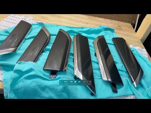Silverado trail boss removing and installing interior trim and swapping with a GMC AT4