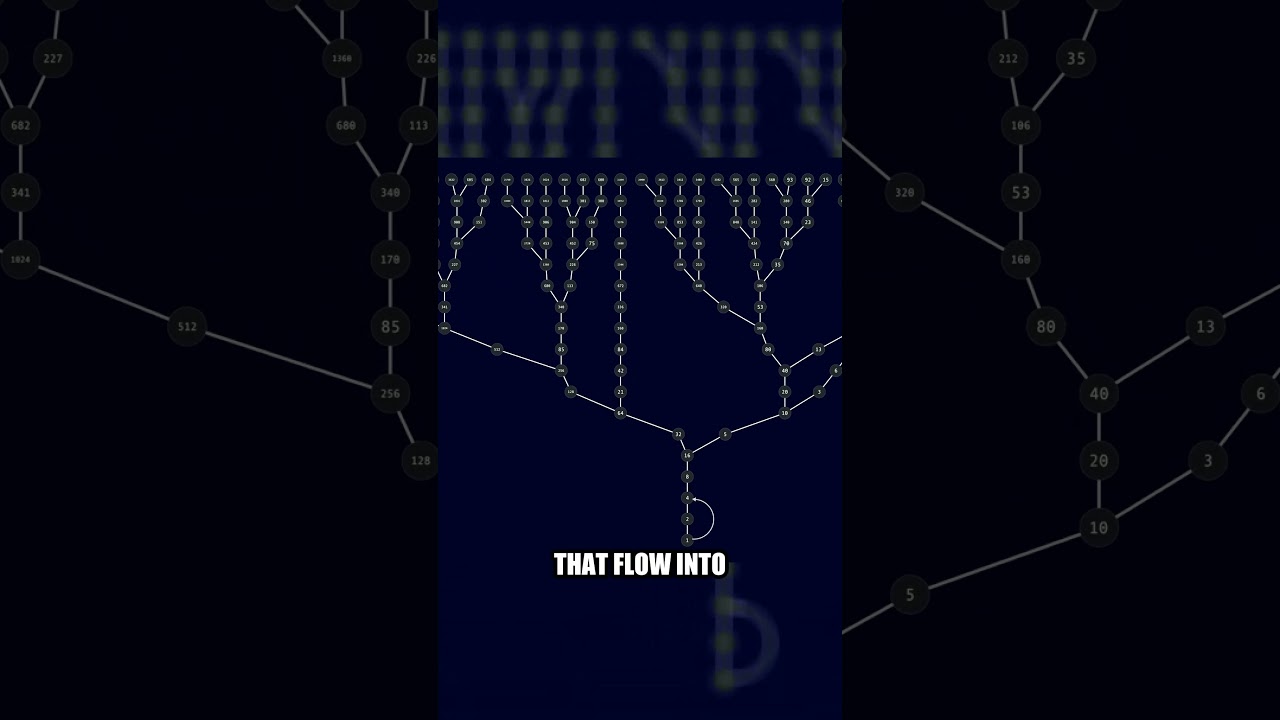 Visualizing the Collatz Conjecture From Directed Graphs to Beautiful Coral Structures #Math #MathArt