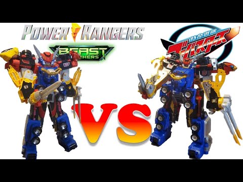 Beast-X Megazord VS Go-Buster Oh (Beast Morphers/Go-Busters)