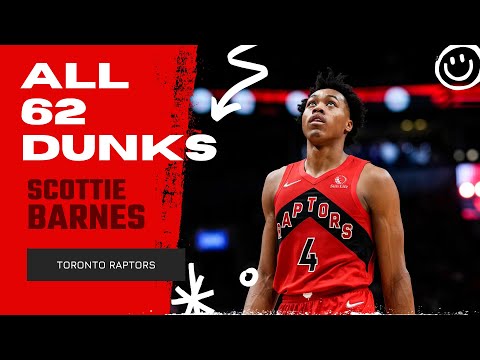 Scottie Barnes ALL 62 Dunks From 2021-22 NBA Regular Season | King of NBA