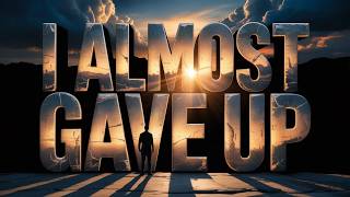 Celine Dion, I ALMOST GAVE UP   THEN GOD SPOKE