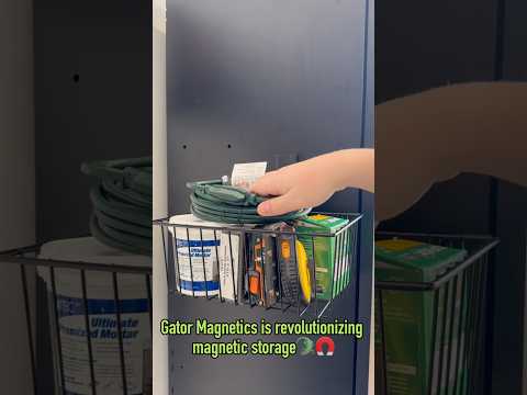 Video: Gator Magnetics Heavy Duty Magnetic Basket for Everyday Shop Storage video thumbnail