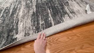 8x10 Area Rug – Modern Abstract Washable Rug with Non-Slip Backing for Living Room & Bedroom