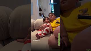 Bikin Gemas, Intip Potret Kedekatan Rafathar dan Baby Lily, Dicium dan Dipeluk Penuh Kehangatan