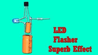 Download lagu Super Effect LED Flasher Circuit Using Only One tr... mp3