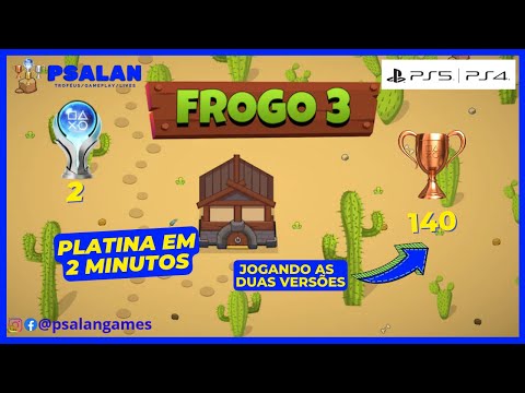 🏆Frogo 3 - Easy Platinum 2 Minutos (PS4/PS5)
