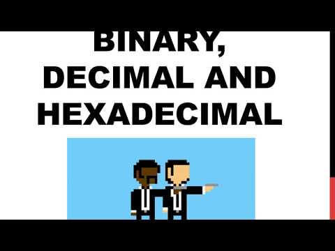 8.2.1 Data Types - Binary, Decimal and Hex