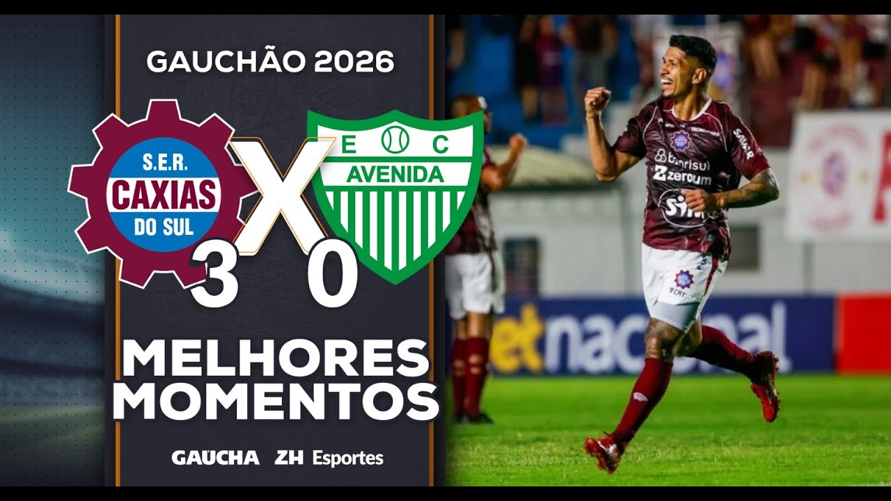 Caxias vs EC Avenida Highlights