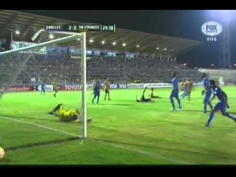 Gol de Mauro Fernandez  Emelec 2 - 0  The Strongest Copa Libertadores 2/24/2015