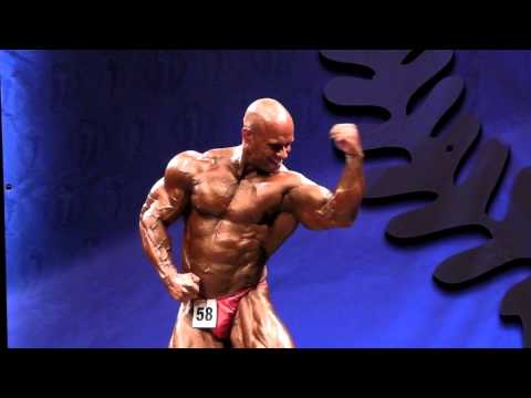 Anthony Bailes - Competitor No 58 - Class 3 - Prejudging - NABBA World 2012
