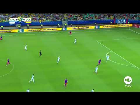 Gol Roger Martínez Colombia 2 VS Argentina 0