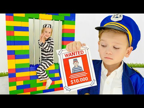 Детективные и полицейские приключения с Крисом и другие веселые истории для детей!