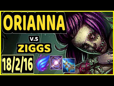 MILICA (ORIANNA) vs ZIGGS - 18/2/16 KDA MID CHALLENGER GAMEPLAY - EUW