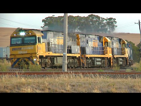 Melbourne To Perth Freight Trains | 1MP2 + 1MP9 | January 19th, 2025