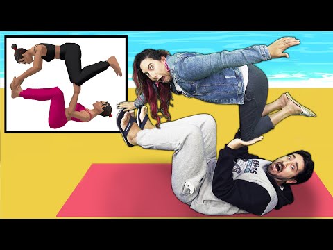 IMITE A MESMA POSIÇÃO PARA GANHAR no Couples Yoga