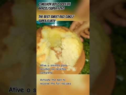 The best sweet RICE cake/Super fluffy #viralshort.