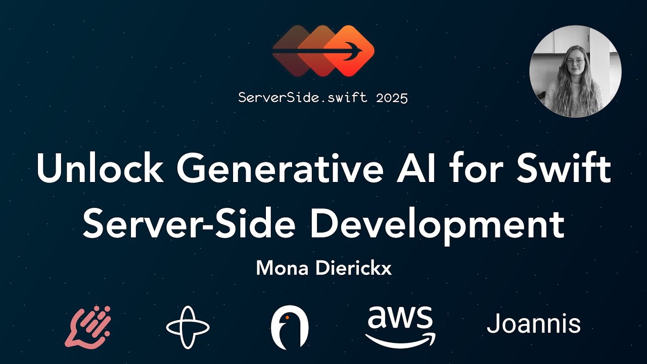 Unlock Generative AI for Swift Server-Side Development - Mona Dierickx