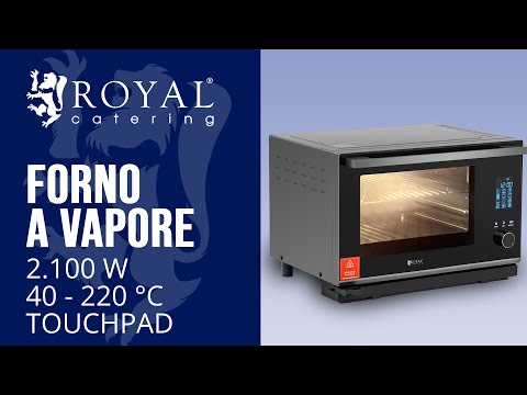 Forno a vapore - 25 L - 2.100 W - Argento | expondo.it
