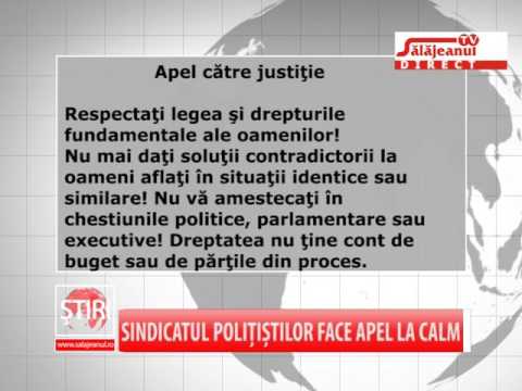 SINDICATUL POLITISTILOR FACE APEL LA CALM