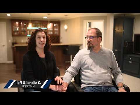 Jeff & Jenelle C. in Brighton, MI | Video Testimonial | Basement Finishing