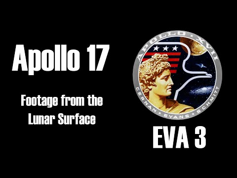 Apollo 17: Full Footage from the Lunar Surface - EVA 3