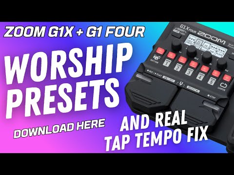 Zoom G1X Four Worship / Worship Guitar Pedal Tone on a Budget / Zoom G1 Four Worship Patches