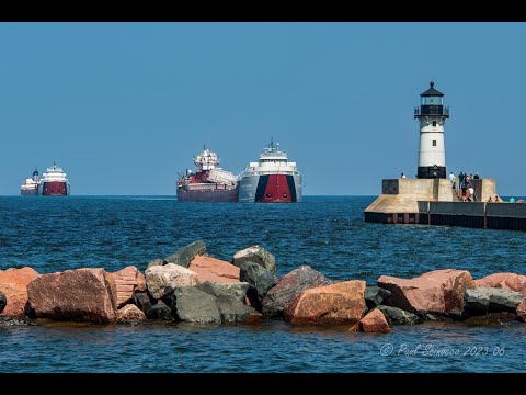 Two Fleet Ships, One Lift! The Great Lakes Fleet Two-Fer! the Philip R Clarke & The John G Munson!