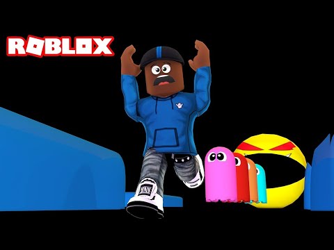 ESCAPING THE KILLER PACMAN IN ROBLOX! PacBlox (Reupload)