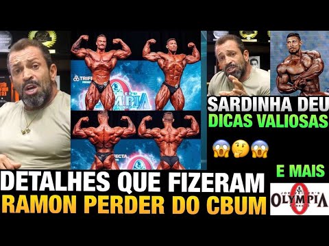 SARDINHA MANDA A REAL PARA RAMON EM ANÁLISE DO CONFRONTO COM CBUM NO MR OLYMPIA