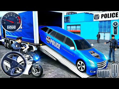 OffRoad Police Transport Truck Driving - Police Car Driver Mountain Simulator - Android GamePlay