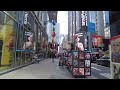 Walking Fast in NYC (ASMR): 48th Street Manhattan - March 2023