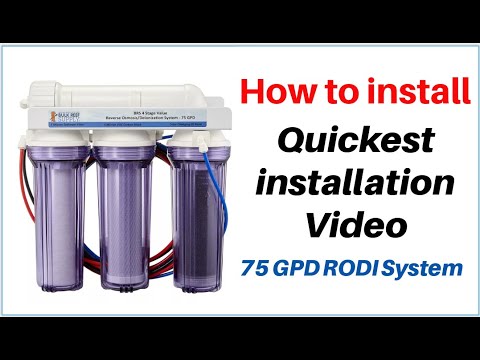 75GPD RODI Installation - Bulk Reef Supply