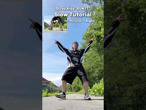 Slow & Mirrored Dance tutorial!!Please Watch my Normal Speed also🔥Stray Kids\RUN IT\