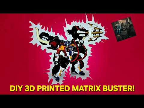 DIY 3D Printed Matrix Buster - GotBot True Review NUMBER 1375