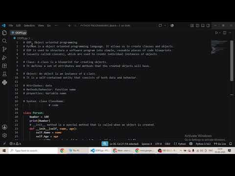 Python Lecture Oops In Python Part 2