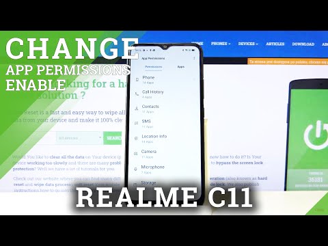 How to Manage App Permissions in REALME C15 – Find App Section