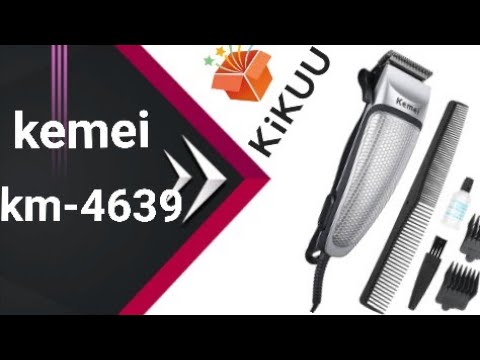 Kemei km-4639 unboxing professional hair trimmer from kikuu tanzania