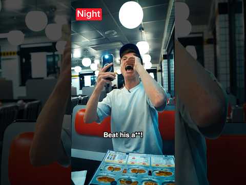 Waffle House in the Day vs. Night