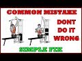 Quick Fix to Grow your Lats, traps and complete back - Common Mistake