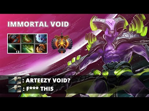 How to Immortal Faceless Void - EG Arteezy - Dota 2 Pro Gameplay Patch 7.24