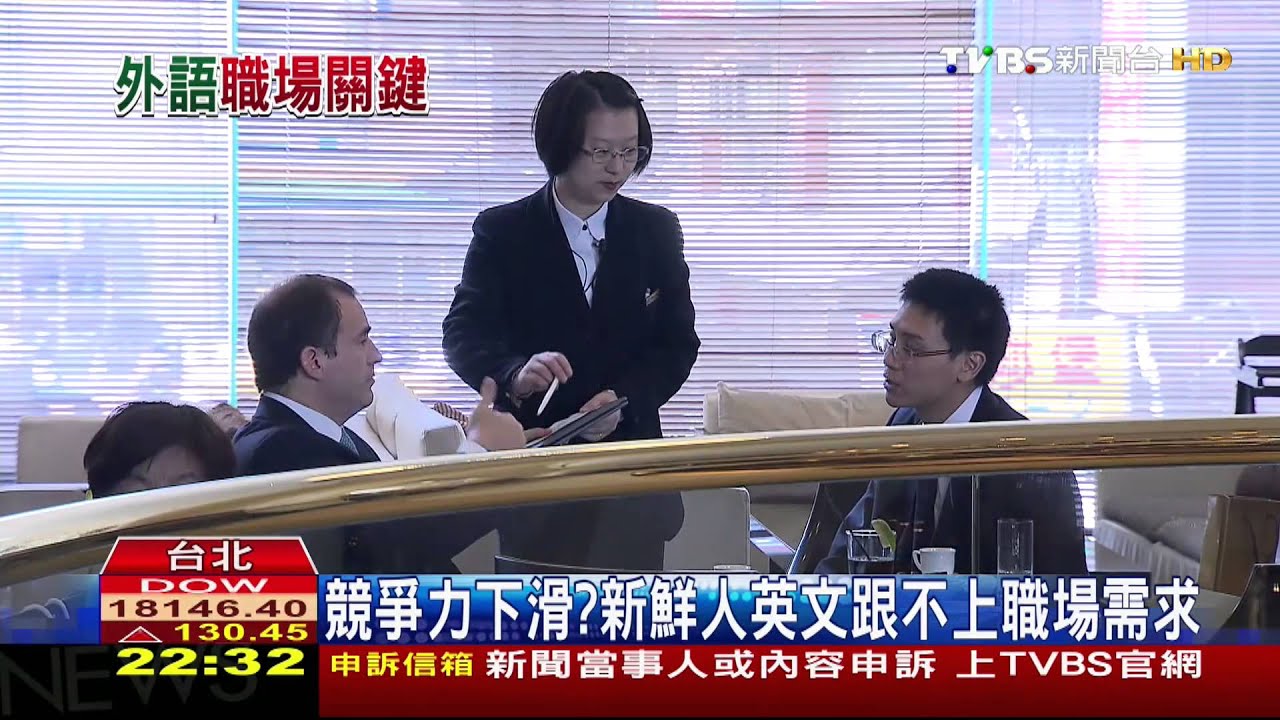 競爭力下滑？　新鮮人英文跟不上職場需求