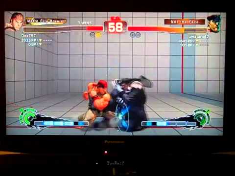 SSF4 AE v2012 - umataro42 vs Dek757 014 (Bison vs Ryu)