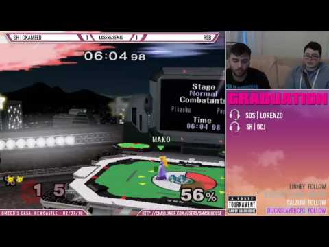 Graduation Losers Semis - sh | Okameed (Pikachu) vs Reb (Peach)