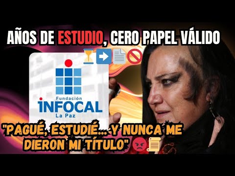 🔥 EL ALTO - LA PAZ: INFOCAL DEJA a JÓVENES sin TÍTULO ni FUTURO | Denuncia Urgente 2024