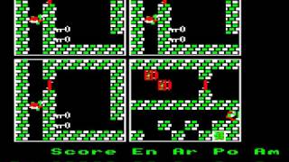 Dunjunz by Bug Byte on the Acorn Electron - levels 6 to 11