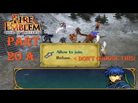 Fire Emblem Path of Radiance Playthrough: Part 20 A - No-Brainer Decision