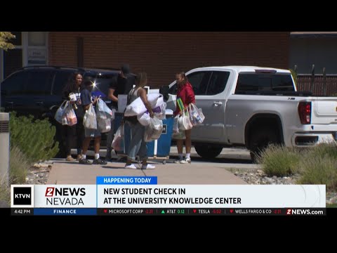Student move-in day at UNR