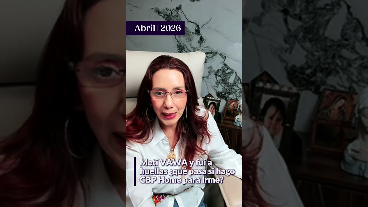 🤔 I entered VAWA and went to fingerprints. What happens if I do CBP home to leave?